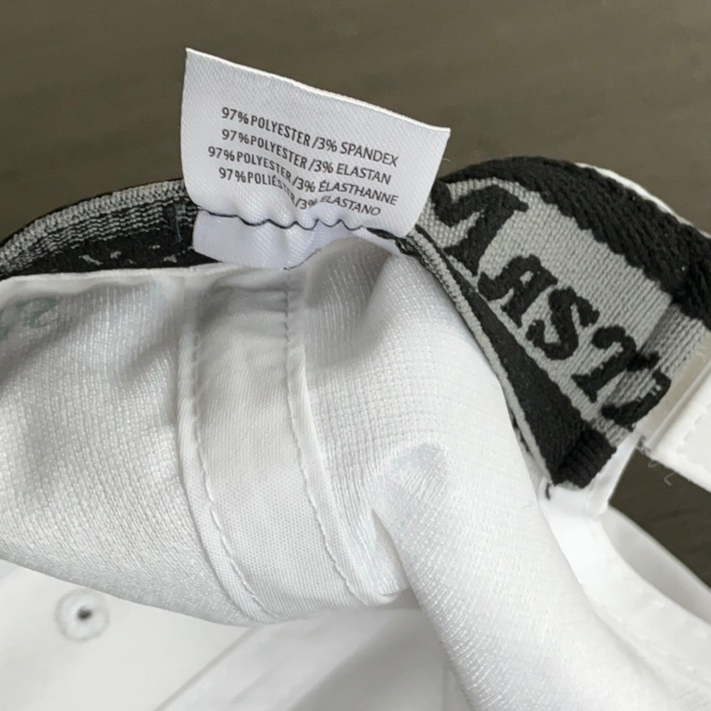 American Needle White Hat with Yellow Masters Logo - Picture 8 of 8